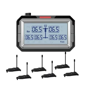 Universal Wireless TPMS Sensor for 6-22 Wheels, Tire Pressure Monitoring System for Trucks