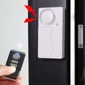 Upgraded Wireless Doorbell Ring Anti Theft Remote Control Home Security Magnetic Sensor House Window Burglar Door Alarm