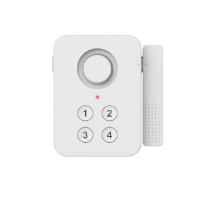VIDEW Smart WiFi Keypad Controlled Door Alarm Sensor Easy to Install Home Security Solution for Doors Windows and Offices