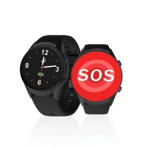 VL08P 4G GPS Smart Watch for Elderly with SOS, Sleep and Activity Tracking, TFT Display, TPU, IP68 Waterproofing, and Dual SIM