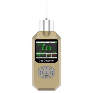 VOC Detector Pump Type VOC Monitor Analyzer Rugged Aluminum Case AC Industrial Use Sound Light Alarm Adjustable Alarms 0-500ppm