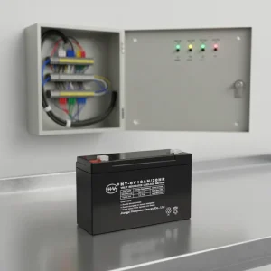 Valve-Regulated Lead-Acid Battery 6V 12Ah for Fire Backup Power and Alarm Systems
