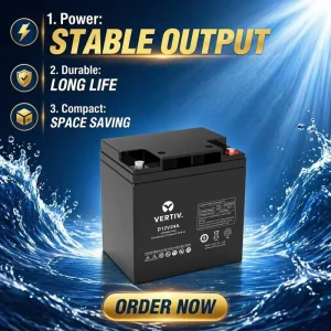 Vertiv 12V 24 150Ah Deep VRLA Battery for Fire Alarm Security Systems