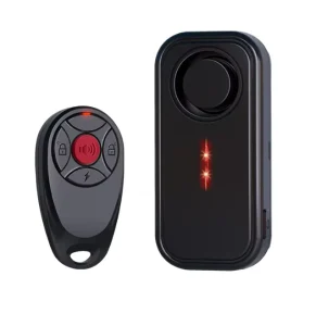 Vibration Alarm with Remote Control 113dB Intrusion Detector Waterproof IP66 Vehicle and Bike Alarm