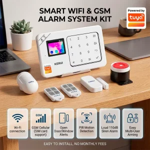 W181 WIFI Home Security Wireless Alarm System with GSM Door Sensor and PIR Motion Detector