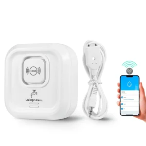 WIFI Tuya Water Leak Sensor Smart Life Water Leakage Alarm 100db Loudly Home Security Water Immersion Alarm Detector