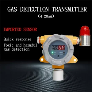 Wall-Mounted Combustible Gas Detector for Kitchen and Hotel, Natural Gas and LPG Leak Alarm, Explosion-Proof, 4-20mA