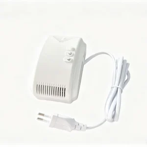Wall-Mounted Combustible Gas Leak Detector with 85dB Alarm, 30S Response Time, and 220V AC Power