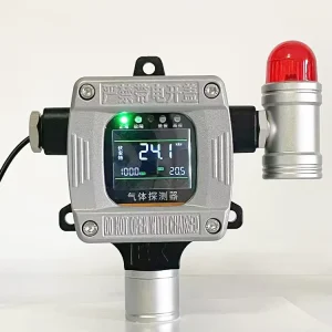 Wall-Mounted Combustible and Toxic Gas Detector with LCD Display for CH4 Leaks