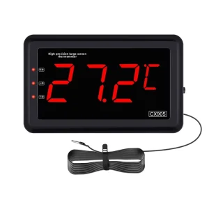 Wall Mounted Digital Display Industrial Thermometer for Aquaculture and Cold Storage with Temperature Alarm