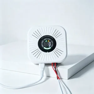 Wall-Mounted Household Combustible Gas Alarm and Detector System