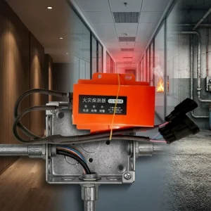 Wall mounted DC24V 360 Degree Real Time Thermal Monitoring High Early Warning Overheat Alarm Sensor Fire Detector New Energy