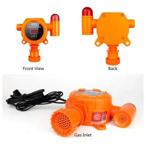 Wall-mounted GB/T34004 Certified 220V High Accuracy Combustible Gas Alarm Sound Light Alert Commercial Kitchen Restaurant Gas