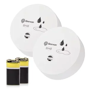 Water Immersion Sensor with Wireless Alarm for Leak Detection