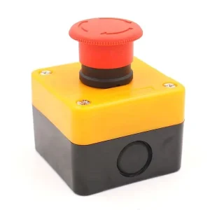 Waterproof 1NO 1NC IP66 12345 Holes Explosion Proof Emergency Stop Push Button Switch Box Control Station With Singal Led Light
