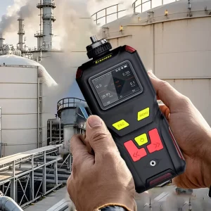 Waterproof Portable 4 in 1 Multi Gas Analyzer Handheld Digital Toxic Gas Detector with Data Logger for Mine and Oil Safety Alert