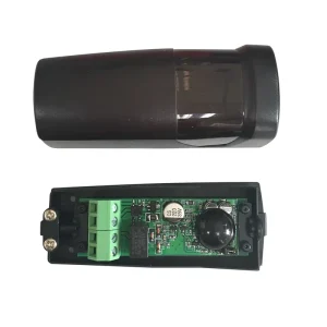 Waterproof Single-Beam Infrared Door Alarm Detector, 1 Pair