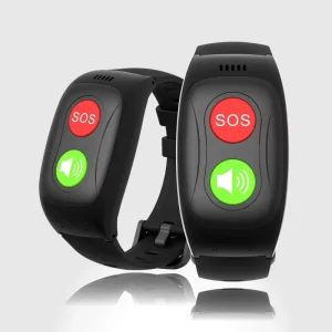 Wearable Alert Smart Watch with Panic Emergency Call Button, GPS SOS, Wristband, Fall Detection Alarm and Bracelet