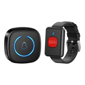 Wearable Wireless SOS Watch 433MHz Wristband Panic Button for Emergency Security Alarm System Smart Watches One button Elderly