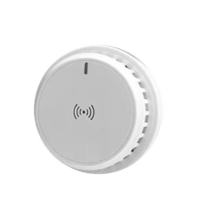 White 3V Independent Smoke Detector Fire Alarm for Home Security