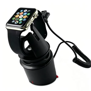 White Watch Security Display Stand with Anti-Theft Alarm Over 100dB