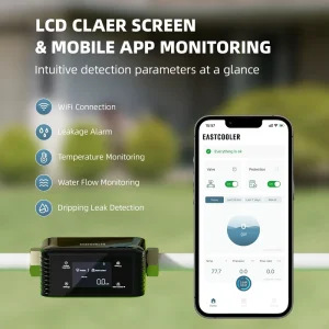Whole-House Electric App-Controlled Auto Shut-Off Valve ABS Plastic Water Leak Detection Sensor