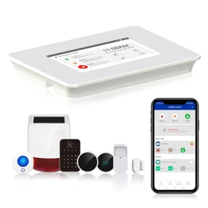 Wi-Fi 4G GSM Home Security Alarm System with Door Sensor and PIR Detector