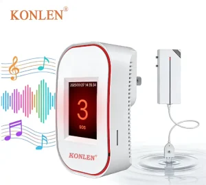 Wi-Fi ABS Long-Distance Water Leak Detection Alarm with Remote App Notification