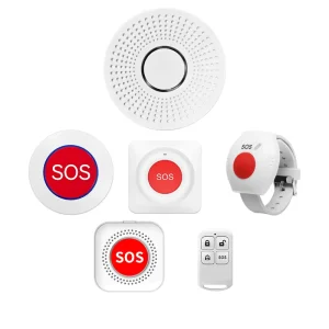 Wi Fi Tuya App Wireless Panic Button Personal Medical Alarm for Elderly Children Disabled SOS Emergency Call Rolling Code