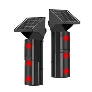 WiFi 2G 4G GSM Infrared Detector Solar Wireless Security Fence Beam Detector Android Operated