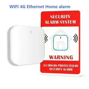WiFi 4G Ethernet GSM ABS Intruder Alarm System with App Control Long Range 500-800m Cloud CMS Monitoring