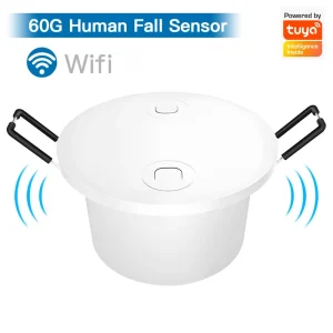 WiFi 60G Millimeter Wave Radar Fall Detector Ceiling Mount Human Presence Sensor Alarm for Elderly Care Nursing Home