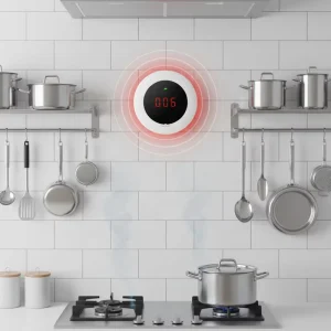 WiFi CO Gas Detector ABS Material Wireless Home Security Alarm