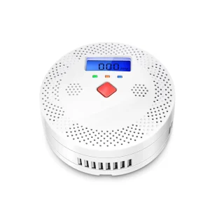 WiFi Carbon Monoxide Detector Wall-Mounted Poisoning Alarm Sensor with LCD Display PST-CO400A