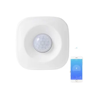 WiFi Ceiling Home Security Burglar Alarm System with Infrared PIR Motion Sensor, Voice Control