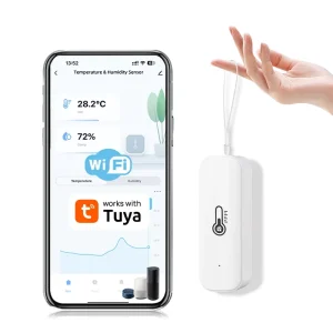WiFi Digital Indoor Temperature and Humidity Meter for Dehumidifier Control