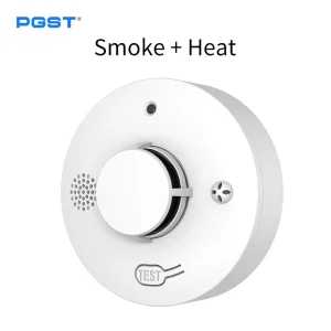 WiFi Dual-Sensor Smoke Alarm with Smoke Temperature and Heat Detection EN14604 UL217 Certified