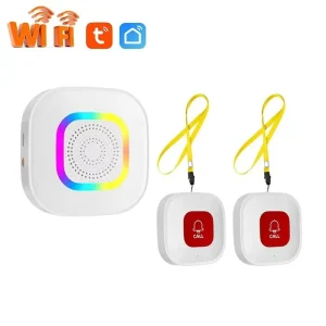 WiFi Elderly Call Button Smart SOS Emergency Alarm Doorbell for Nursing Home Emergency Call Bell