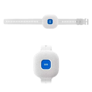 WiFi Elderly SOS Emergency Call Button Bracelet with App Control, One-Click Rescue, Home and Commercial Use, PC Material