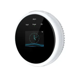 WiFi Home Gas Alarm with Electromagnetic Valve for Flammable Gas Leaks