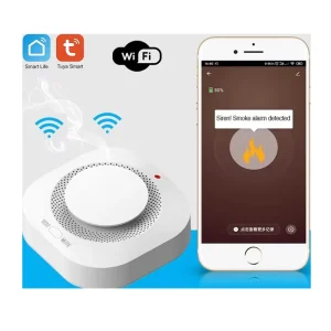 WiFi Home Smoke Alarm with App Push Notifications