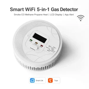 WiFi Multi-Gas Sensor for Industrial and Home Natural Gas Leak Detection with App