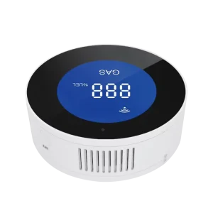WiFi Natural Gas and LPG Sensor Alarm with App, ABS, LCD, Leakage Detection