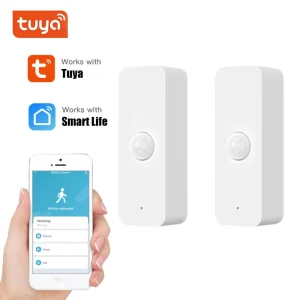 WiFi PIR Motion Sensor with Infrared 128° Wide-Angle Human Detection