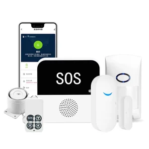 WiFi RF433 Home Security Alarm System with SOS Hub, Doorbell, and PIR Motion Detection