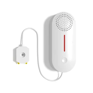WiFi Smart 100dB Sound Light Flood Alarm with Water Leakage Low Water Level Monitoring ABS Plastic 10-20m Detection Range