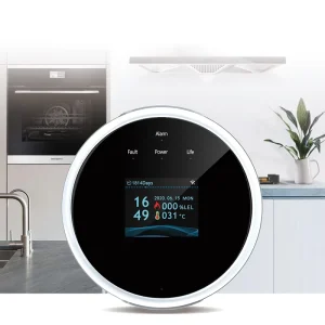 WiFi Smart ABS Combustible Gas Detector Natural Gas and LPG Leak Alarm with 10-20 m Detection Range