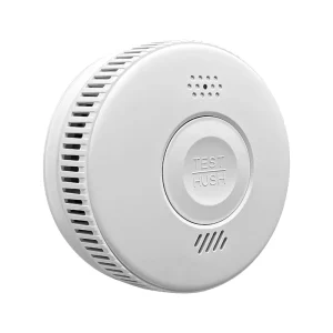 WiFi Smart Home Fire and Smoke Detector with 360-Degree Detection Angle 2.4GHz Wireless Smoke Alarm Sensor