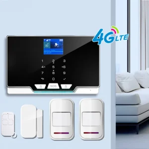 WiFi Smart Home Security Alarm System Wireless DIY Burglar Alarm Kit with Sensor, APP Remote Control for Home and Shop
