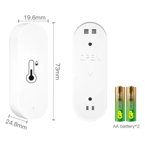 WiFi Smart Voice Alarm Indoor Temperature and Humidity Sensor for Smart Home